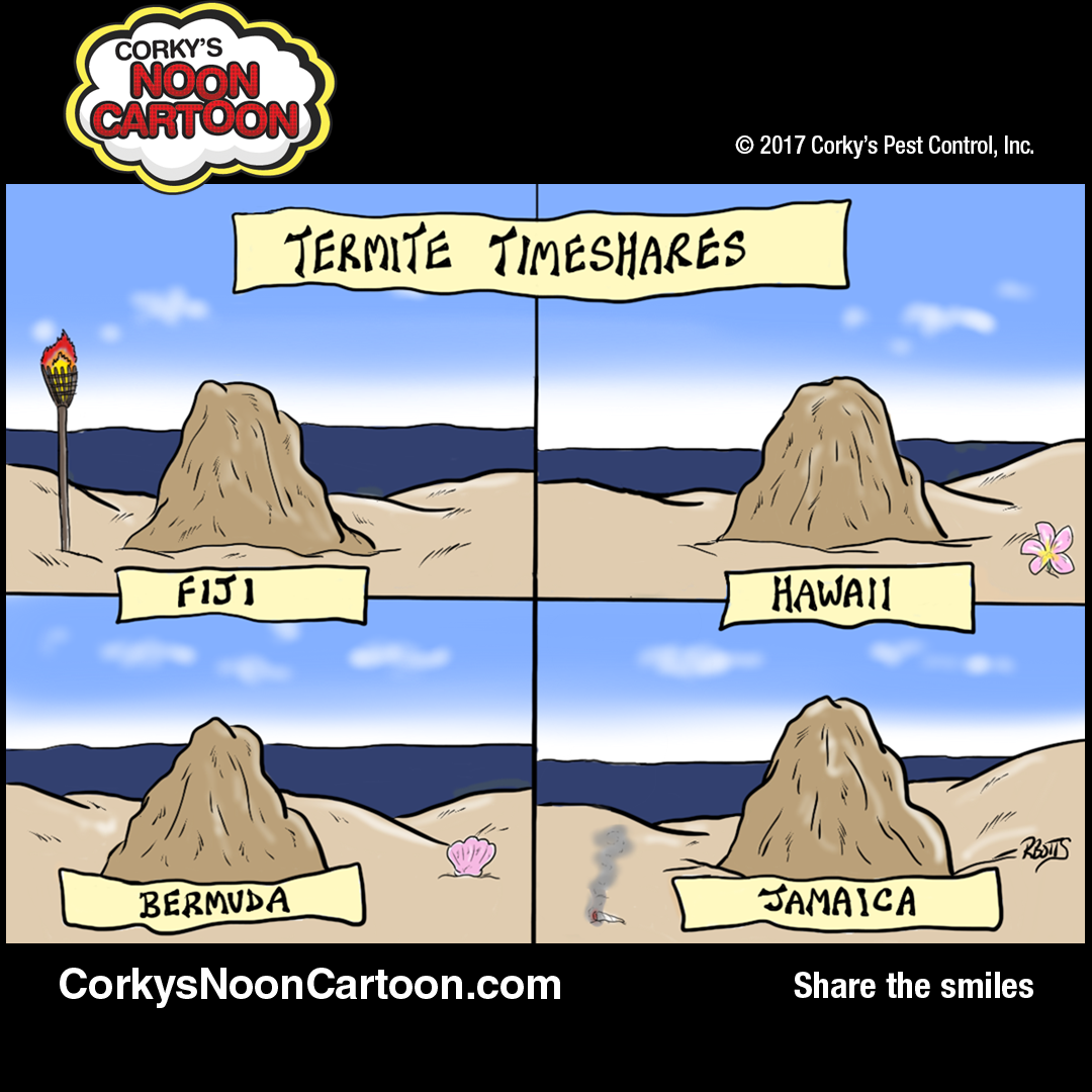 Termite Cartoons | Corky's Pest Control Services | San ...