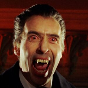 Dracula with fangs